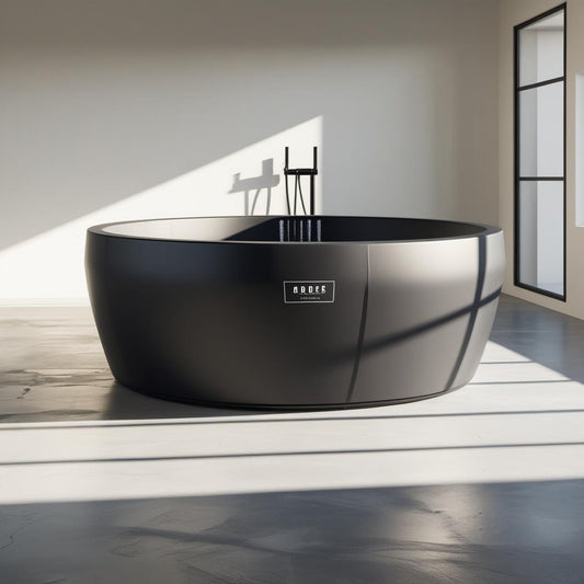 Matte Black Cold Plunge Tub