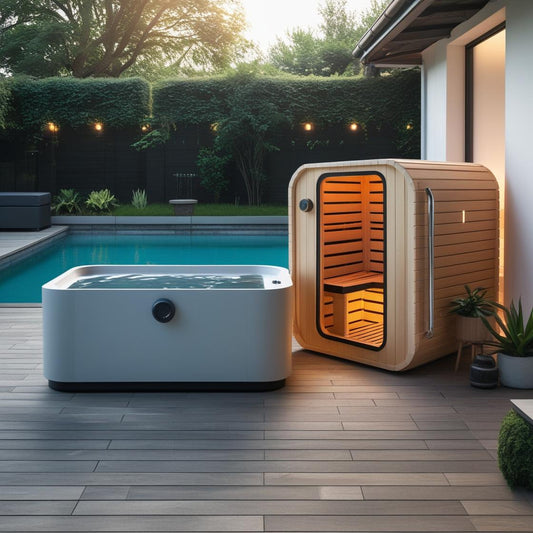 Wellness Recovery Duo – Cold Plunge & Compact Outdoor Sauna