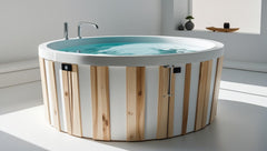 Natural Wood Cold Plunge Tub