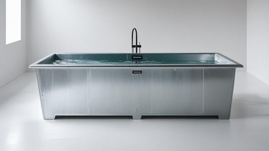 XL Rectangular Steel Cold Plunge Tub